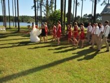 Bride with wedding party (Little River Plantation) (Ashburn, GA)